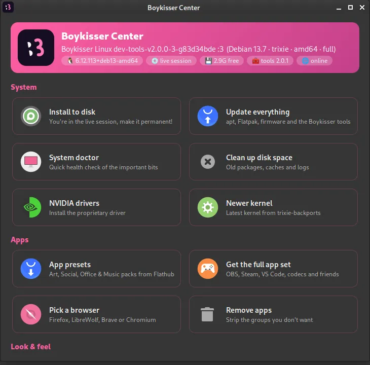 Boykisser Center